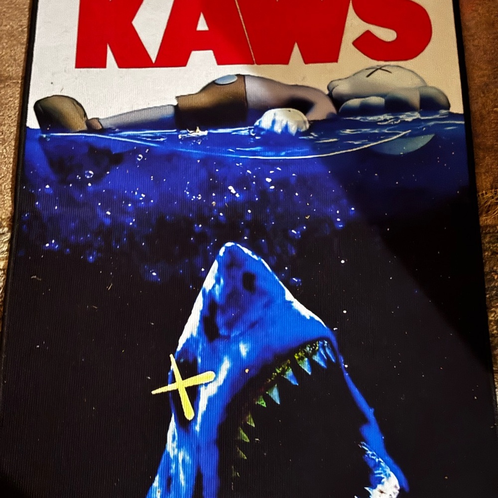 KAWS Blue and Red Home Design Stamp Jaws/Kaws